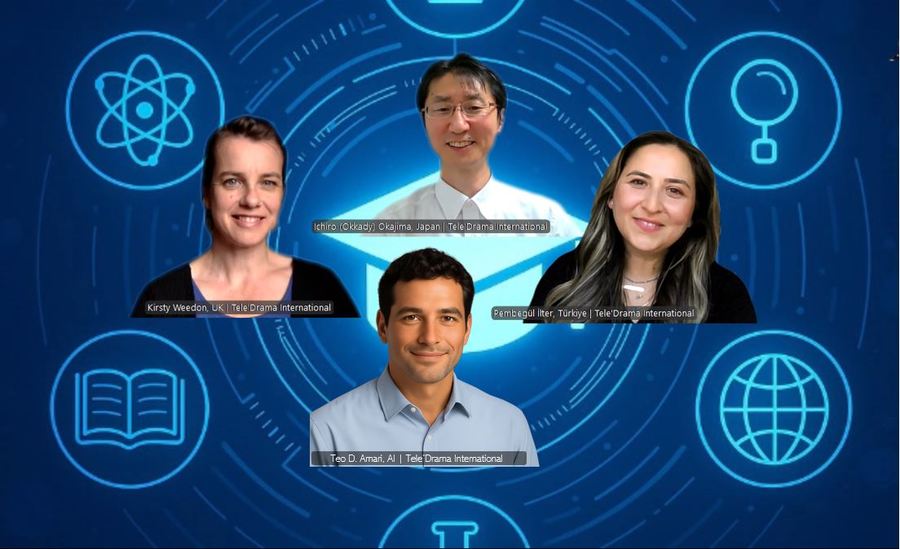 GRAND OPENING: CO-MASTERS OF THE CEREMONY: Pembegül İlter (Türkiye); Kirsty Weedon (UK); Ichiro Okkady Okajima (Japan); Teo D. Amari (AI)